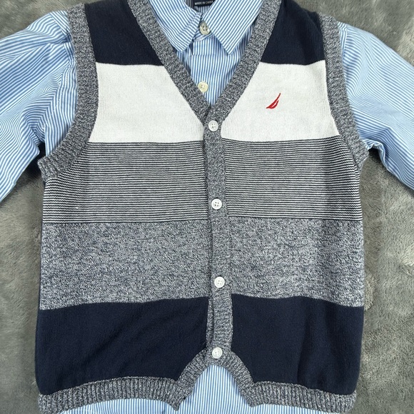 Nautica Blue and Gray Kids Boy’s 3 PC Matching Set Size M (5-6) - Picture 5 of 16